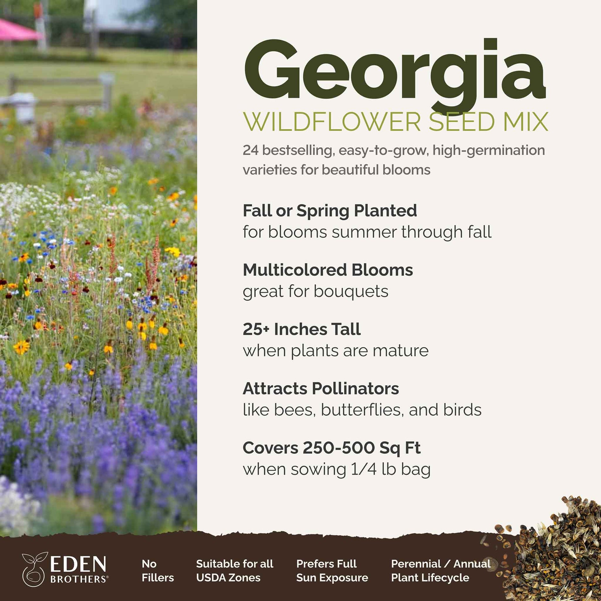 best seed to plant for deer in georgia Bulk Georgia Wildflower Seed Mix