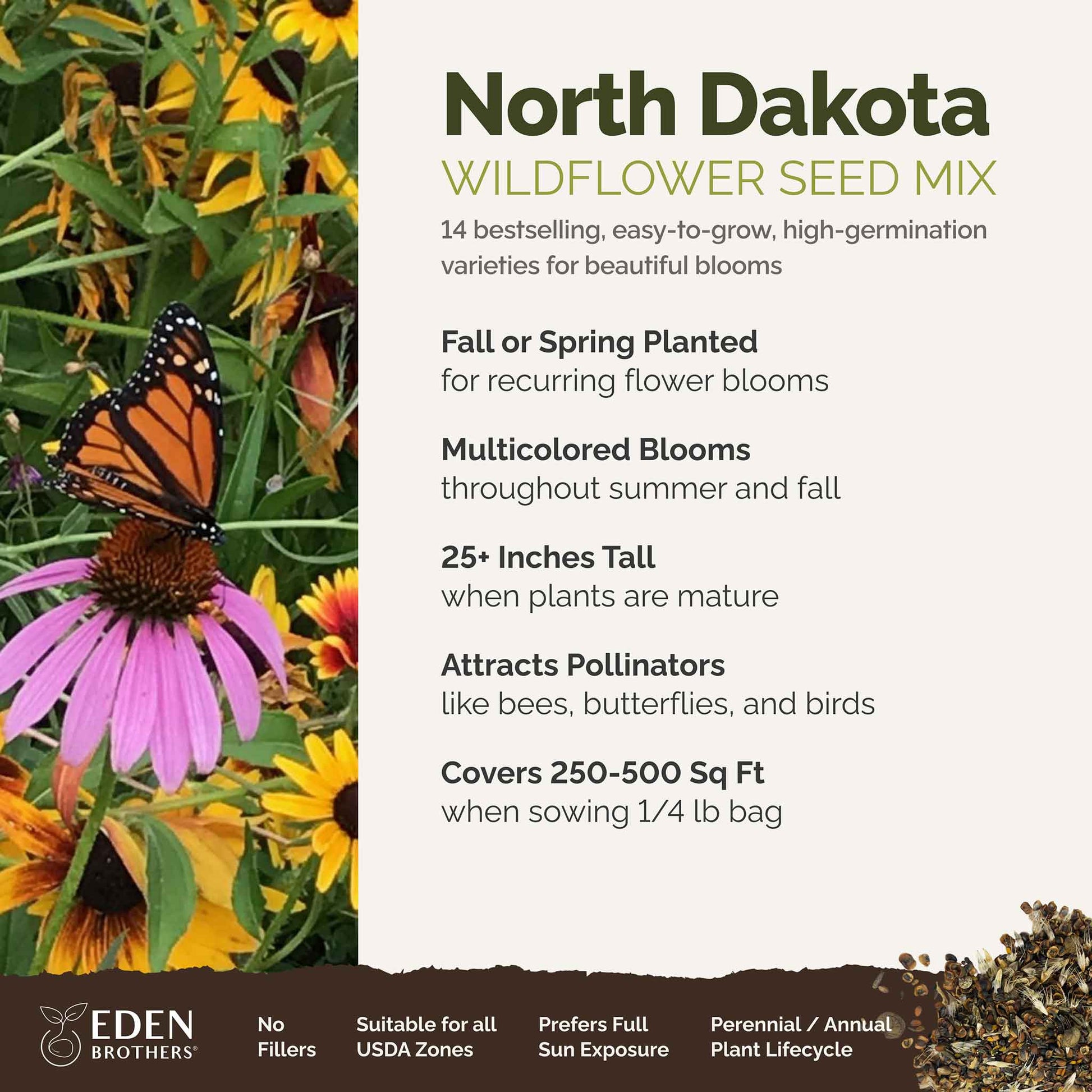 south dakota wildflower seeds North Dakota Wildflower Seed Mix