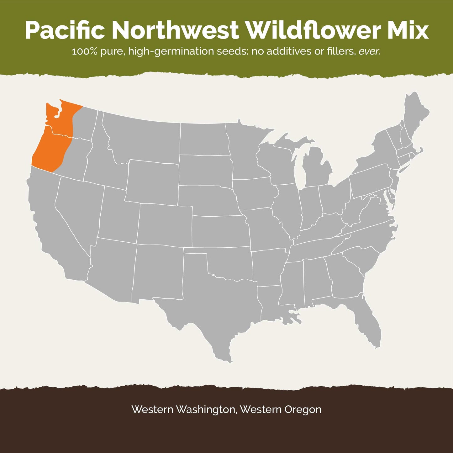 pnw wildflower seed mix Bulk Pacific Northwest Wildflower Seed Mix