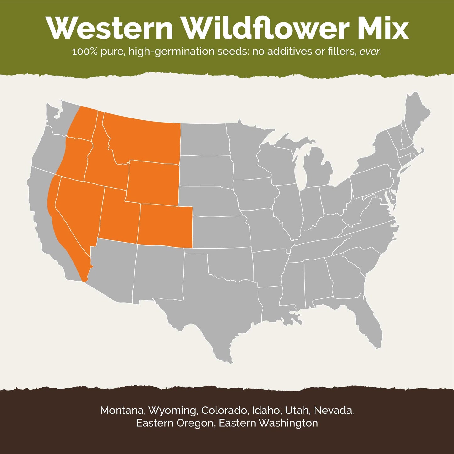 west wildflower seed mix Bulk Western Wildflower Seed Mix 25 Pounds